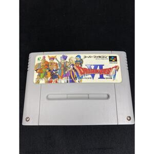 1995 Super Famicom Dragon Quest 6 Nintendo Japanese Enix Not Tested